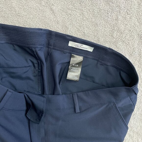 NEW Greg Norman Men's 40x29 Performance Classic Dress Pants Navy - Picture 8 of 9